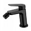 Grifo bidet monomando Belgica negro mate de Imex